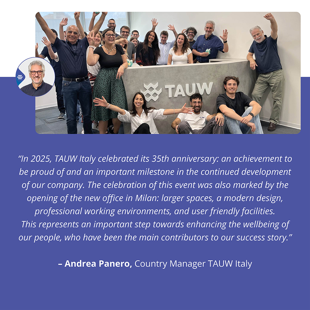 Andrea Panero, Country Manager TAUW Italy