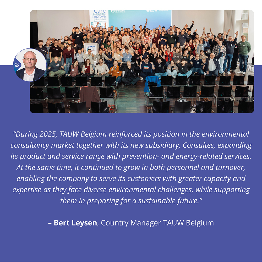 Bert Leysen, Country Manager TAUW Belgium
