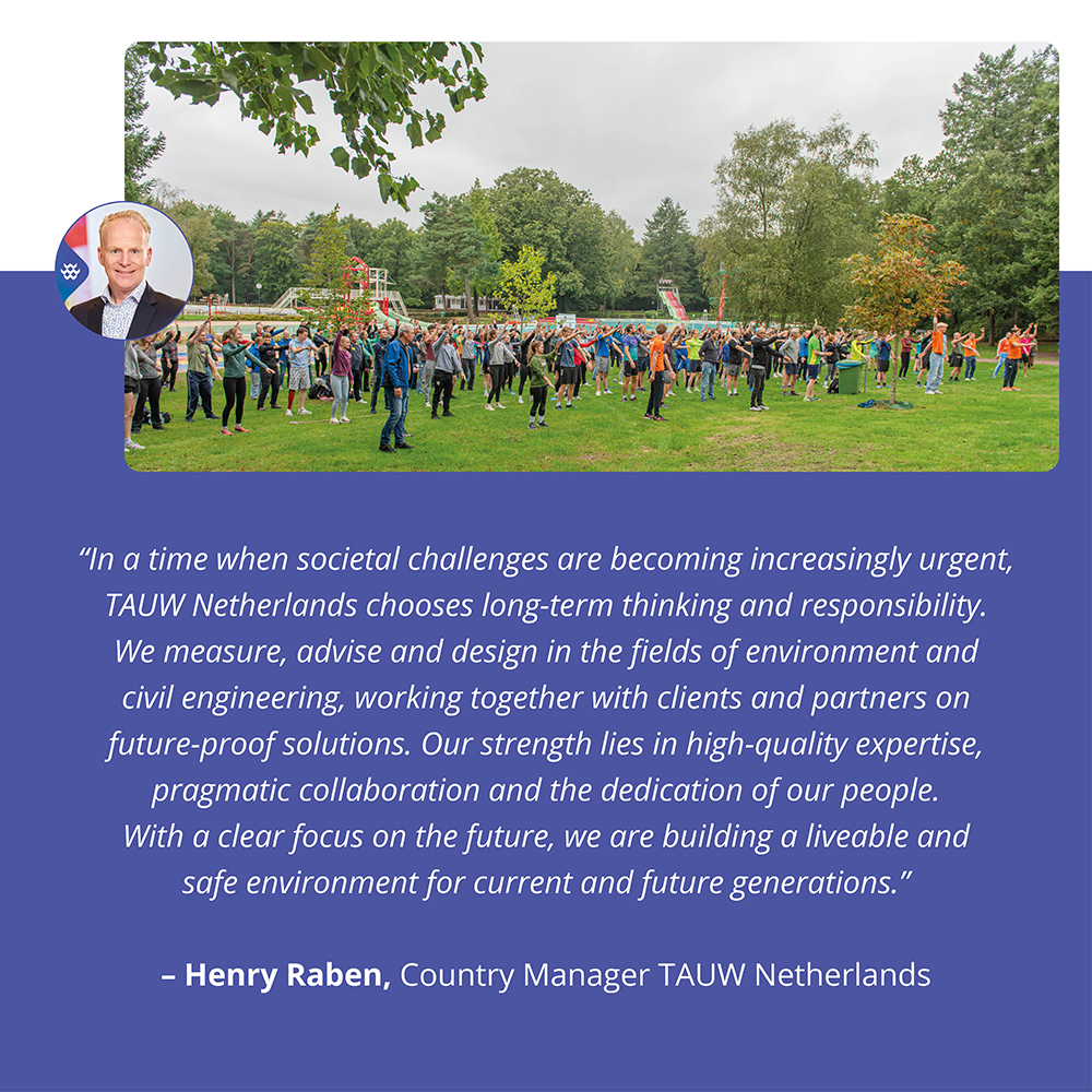 Henry Raben, Country Manager TAUW Netherlands
