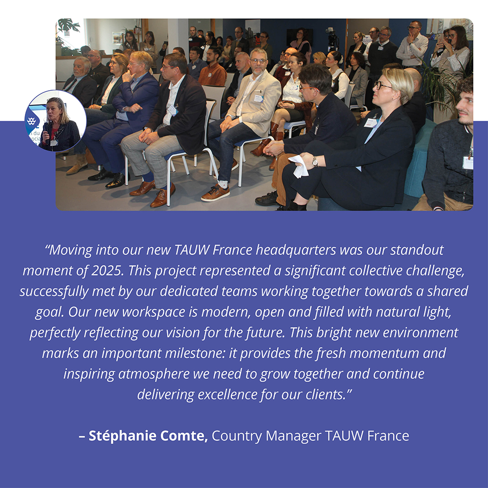 Stéphanie Comte, Country Managerr TAUW France